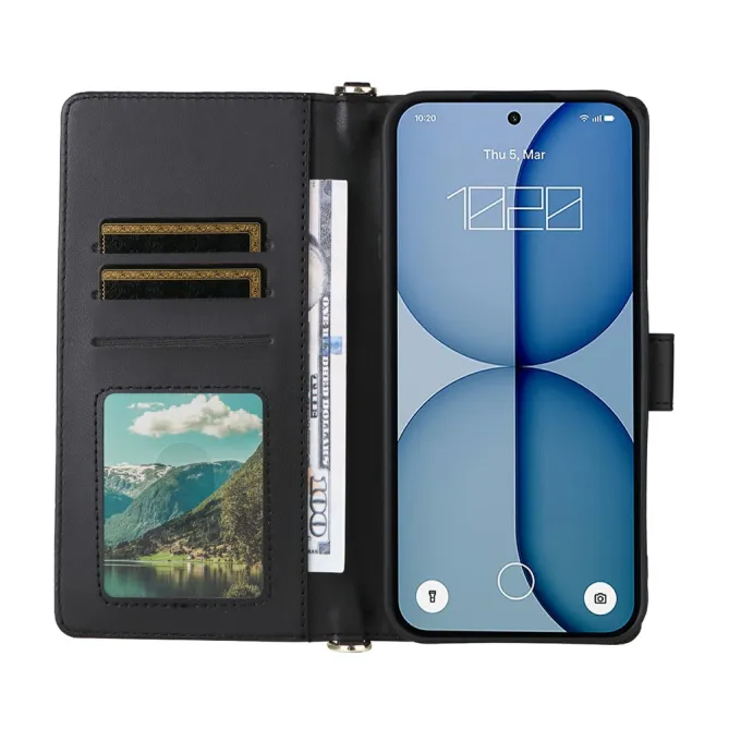 Housse Nothing Phone (4a) Matelassée Portefeuille Bandoulière