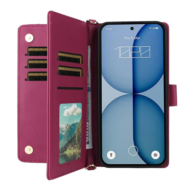 Housse Nothing Phone (4a) Matelassée Portefeuille Bandoulière