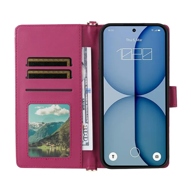 Housse Nothing Phone (4a) Matelassée Portefeuille Bandoulière