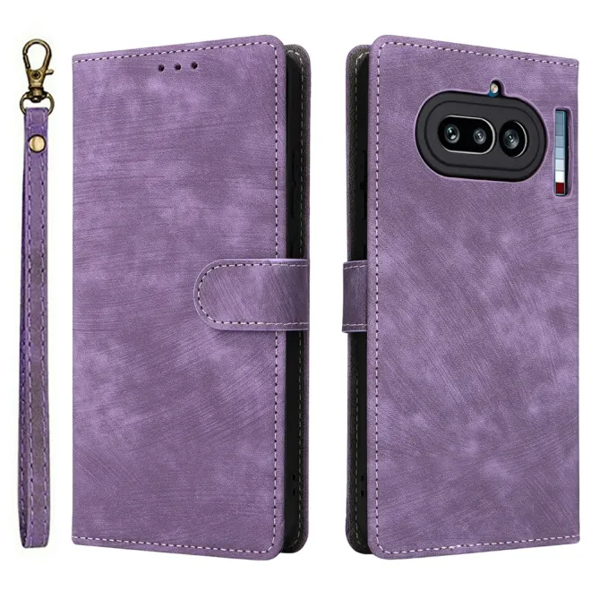 Housse Nothing Phone (4a) Rétro avec Lanière de Poignet