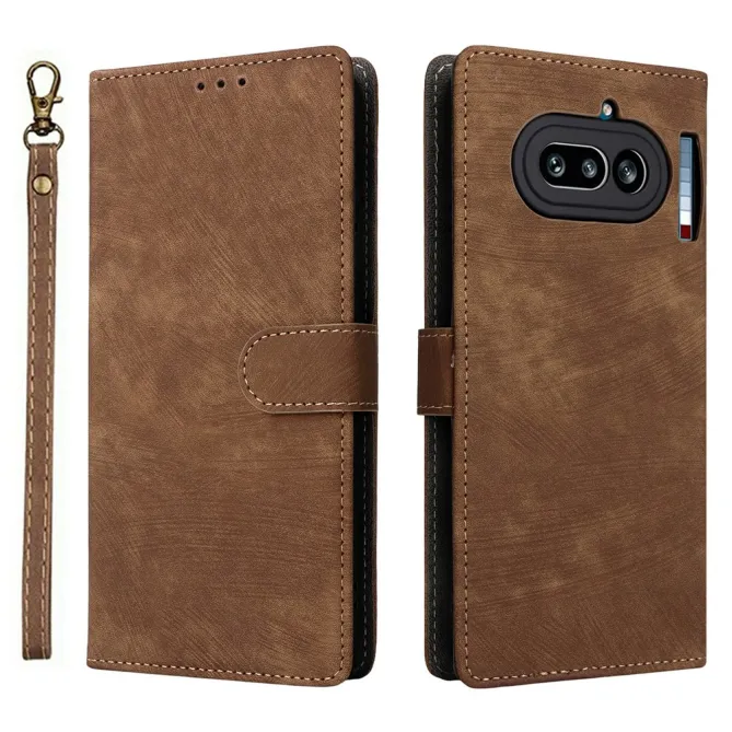 Housse Nothing Phone (4a) Rétro avec Lanière de Poignet