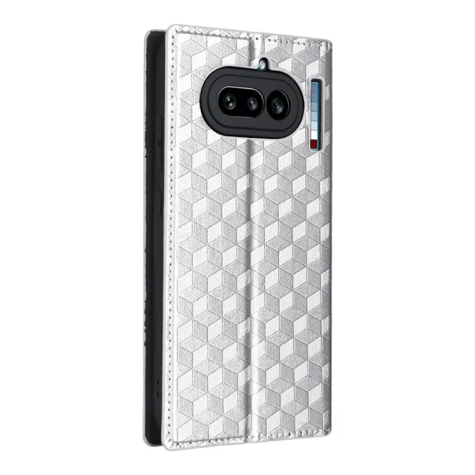 Flip Cover Nothing Phone (4a) Simili Cuir Géométrique