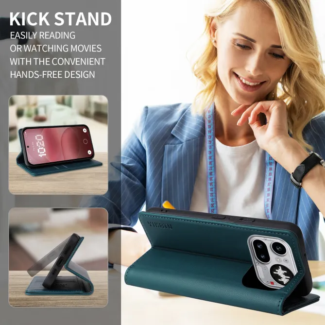 Étui Nothing Phone (4a) Pro Simili Cuir Premium Magnétique