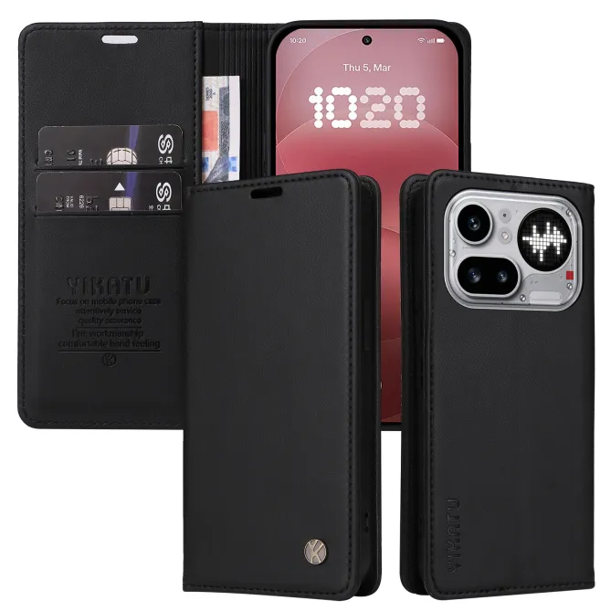 Étui Nothing Phone (4a) Pro Simili Cuir Premium Magnétique