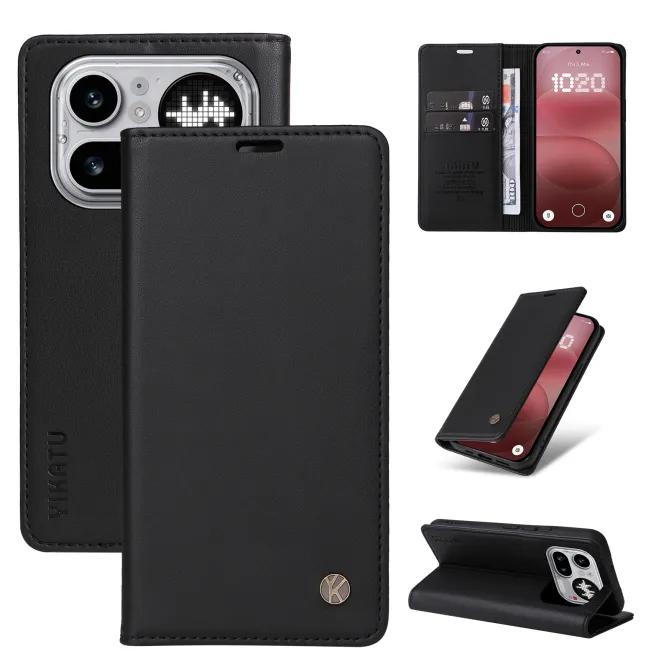 Étui Nothing Phone (4a) Pro Simili Cuir Premium Magnétique