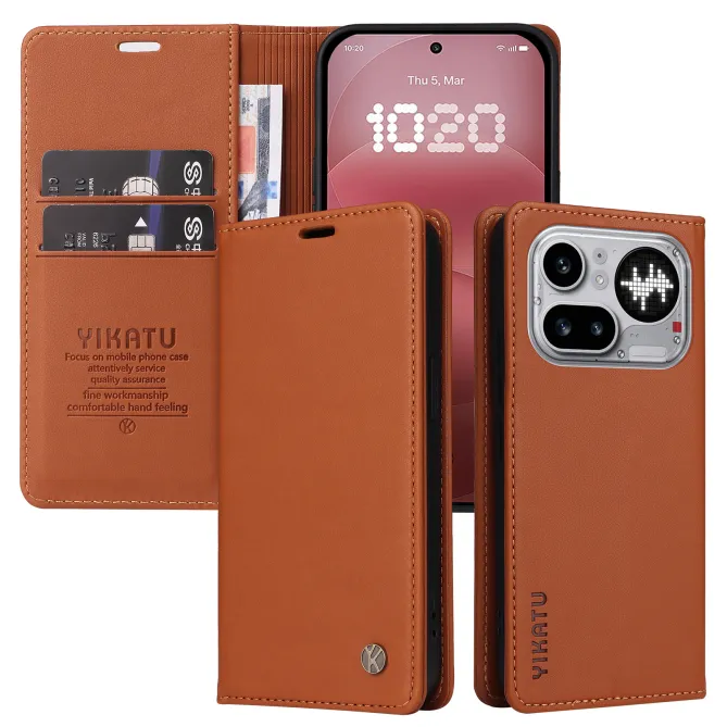 Étui Nothing Phone (4a) Pro Simili Cuir Premium Magnétique