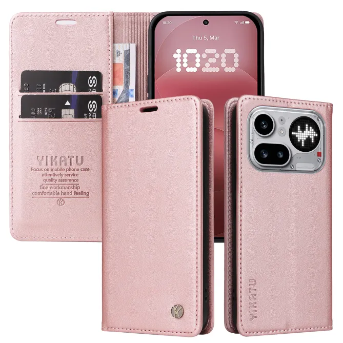 Étui Nothing Phone (4a) Pro Simili Cuir Premium Magnétique