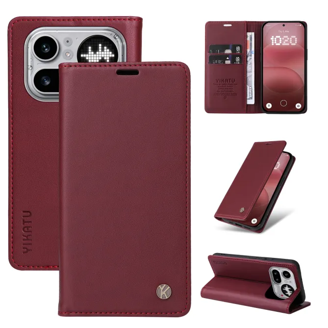 Étui Nothing Phone (4a) Pro Simili Cuir Premium Magnétique