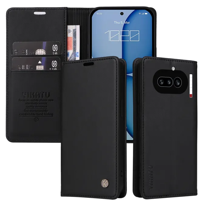 Étui Nothing Phone (4a) Simili Cuir Premium Magnétique