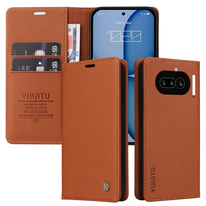 Étui Nothing Phone (4a) Simili Cuir Premium Magnétique