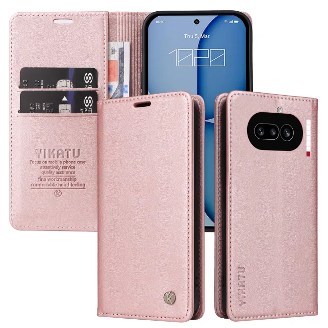 Étui Nothing Phone (4a) Simili Cuir Premium Magnétique