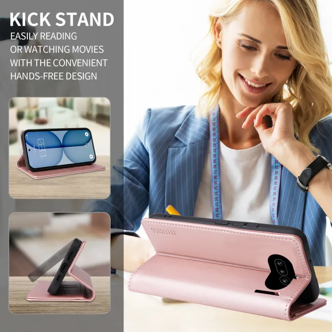 Étui Nothing Phone (4a) Simili Cuir Premium Magnétique