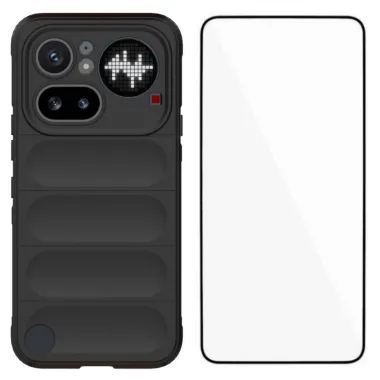 Coque Nothing Phone (4a) Pro Grip Anti-Dérapante avec Verre Trempé