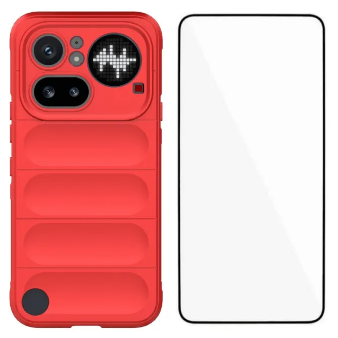 Coque Nothing Phone (4a) Pro Grip Anti-Dérapante avec Verre Trempé