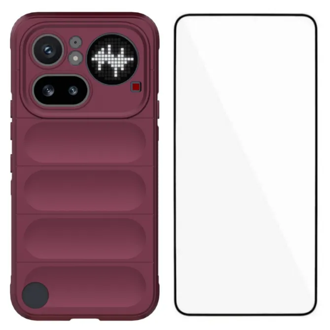 Coque Nothing Phone (4a) Pro Grip Anti-Dérapante avec Verre Trempé