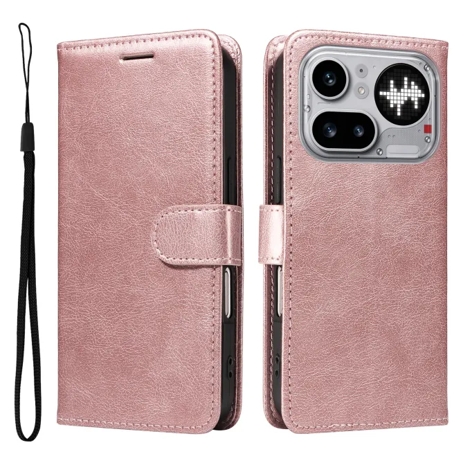 Housse Nothing Phone (4a) Pro Simili Cuir Sylvette à Lanière