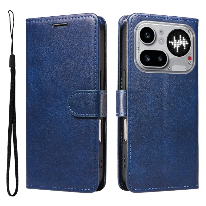 Housse Nothing Phone (4a) Pro Simili Cuir Sylvette à Lanière