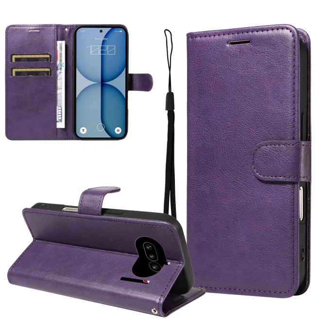 Housse Nothing Phone (4a) Simili Cuir Sylvette à Lanière