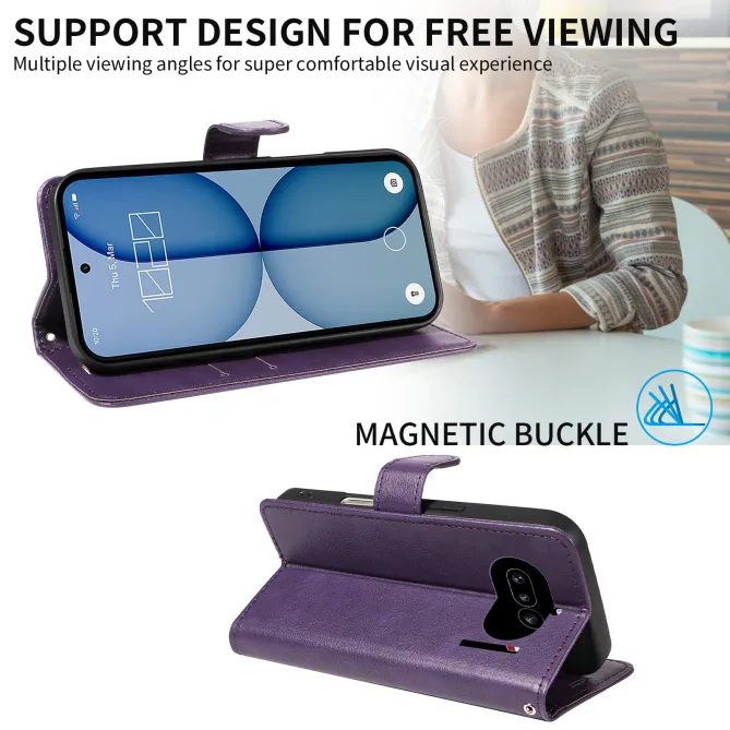 Housse Nothing Phone (4a) Simili Cuir Sylvette à Lanière