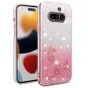 Coque Nothing Phone (4a) Fleurs Pailletée Dégradé