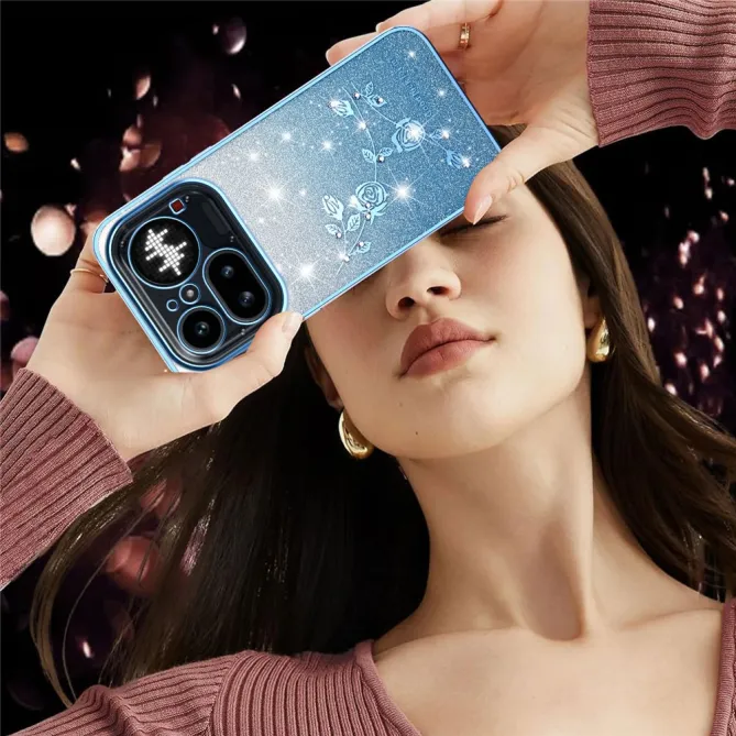 Coque Nothing Phone (4a) Pro Fleurs Pailletée Dégradé