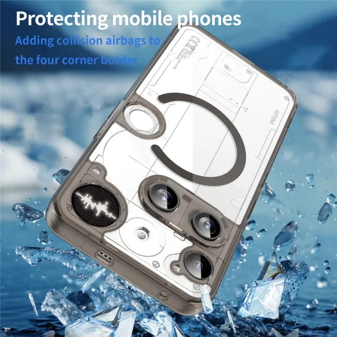 Coque Nothing Phone (3) Transparente Compatible MagSafe