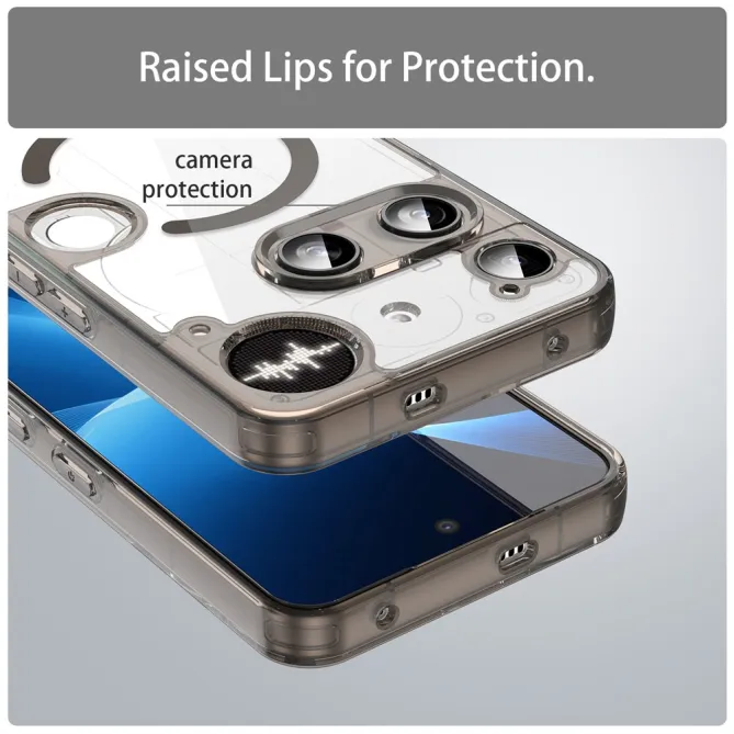 Coque Nothing Phone (3) Transparente Compatible MagSafe