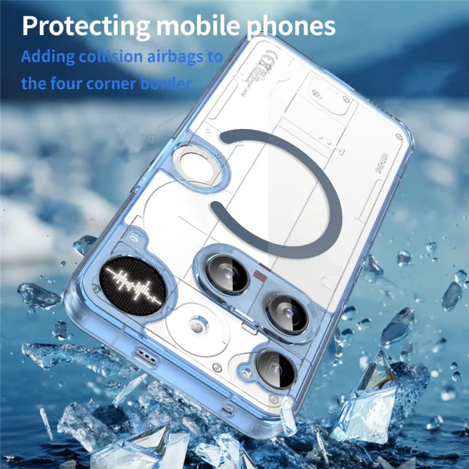 Coque Nothing Phone (3) Transparente Compatible MagSafe