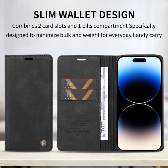 Étui Nothing Phone (4a) Pro YIKATU Simili Cuir Skin Touch