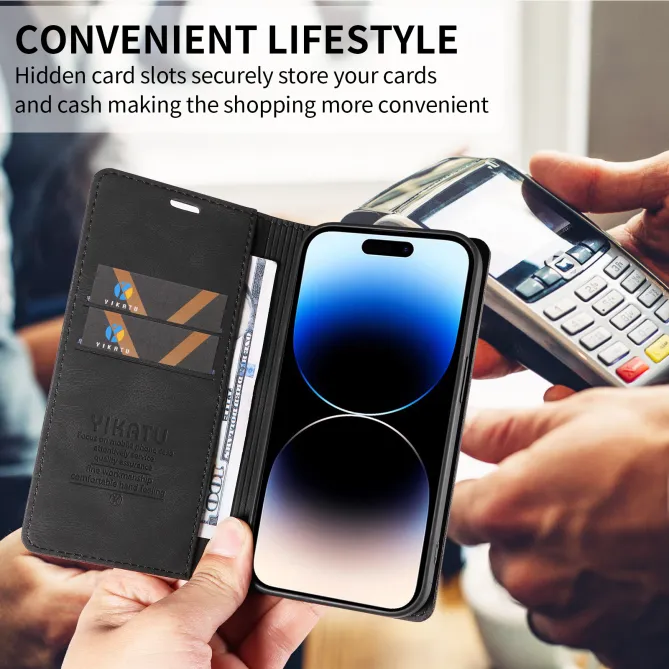 Étui Nothing Phone (4a) Pro YIKATU Simili Cuir Skin Touch