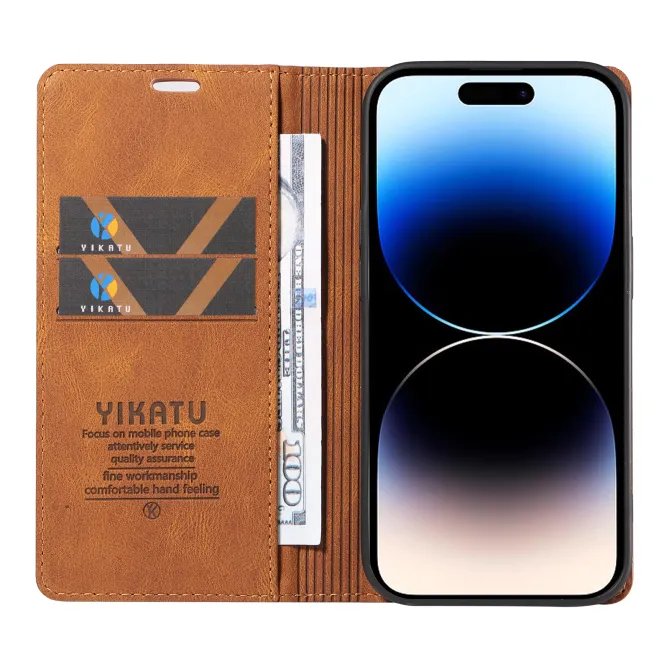 Étui Nothing Phone (4a) Pro YIKATU Simili Cuir Skin Touch