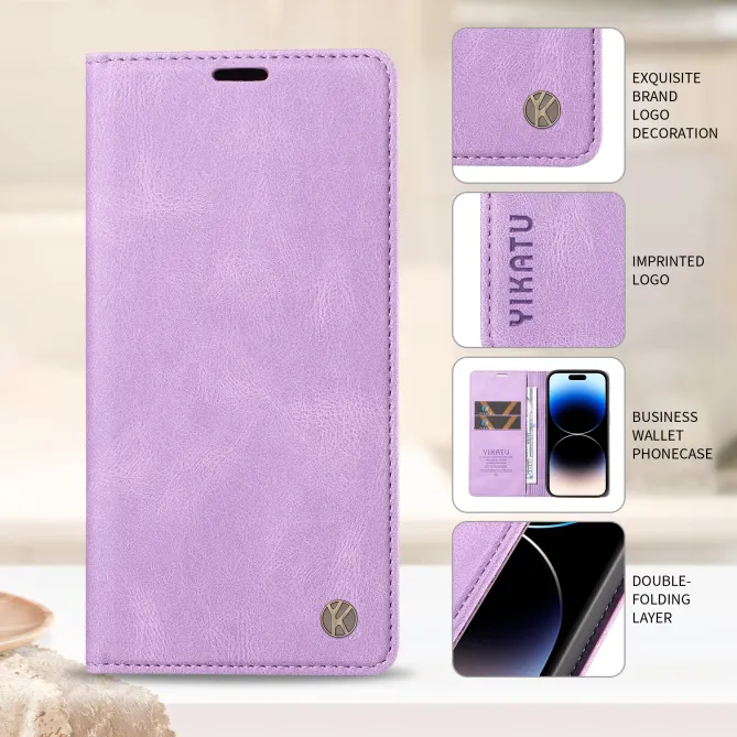 Étui Nothing Phone (4a) Pro YIKATU Simili Cuir Skin Touch