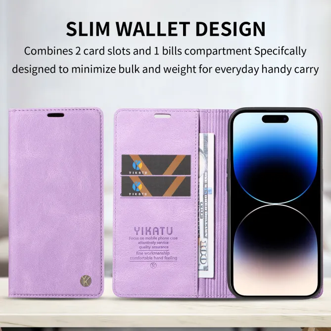 Étui Nothing Phone (4a) Pro YIKATU Simili Cuir Skin Touch