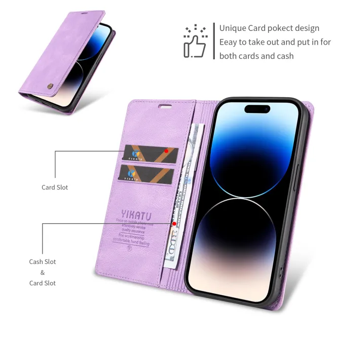 Étui Nothing Phone (4a) Pro YIKATU Simili Cuir Skin Touch