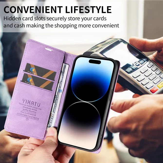 Étui Nothing Phone (4a) Pro YIKATU Simili Cuir Skin Touch