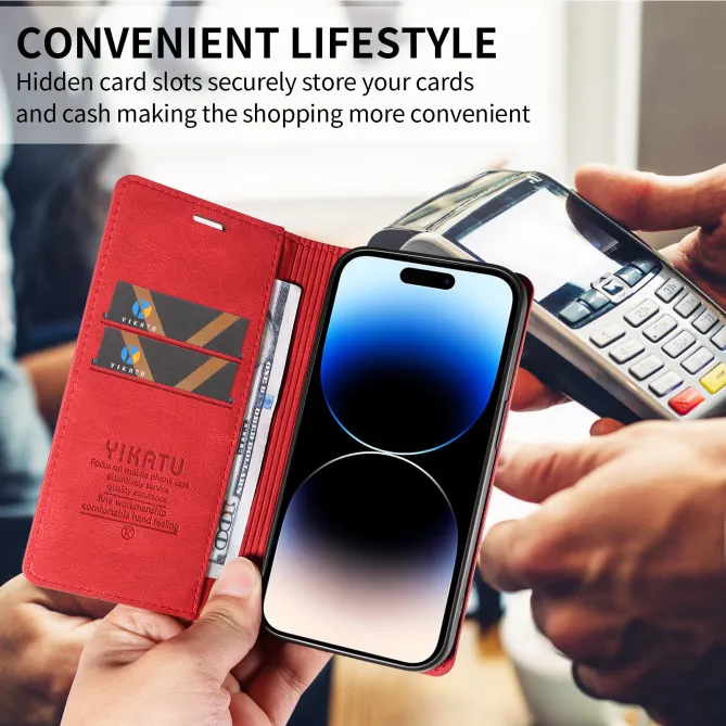 Étui Nothing Phone (4a) Pro YIKATU Simili Cuir Skin Touch