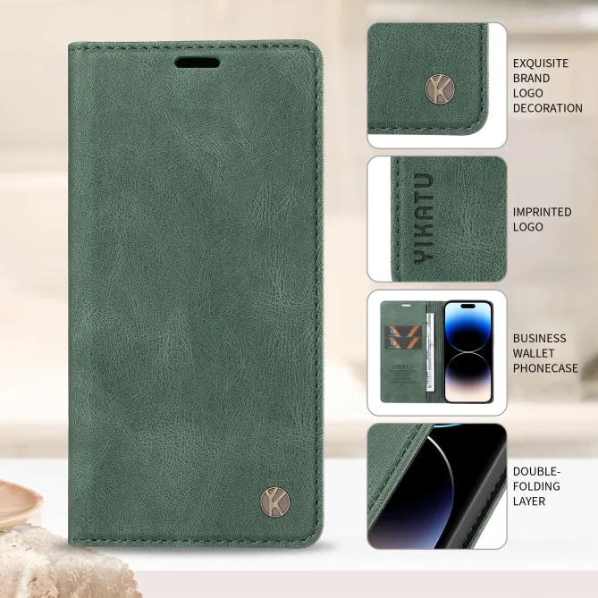 Étui Nothing Phone (4a) Pro YIKATU Simili Cuir Skin Touch