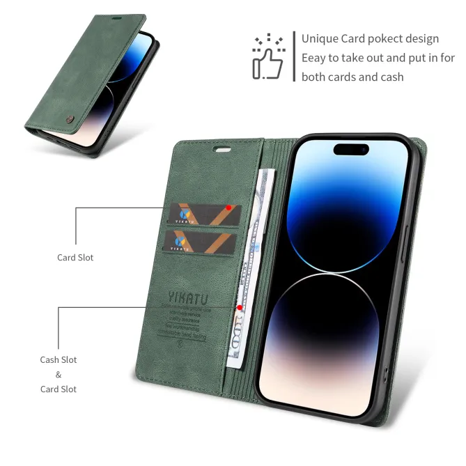 Étui Nothing Phone (4a) Pro YIKATU Simili Cuir Skin Touch