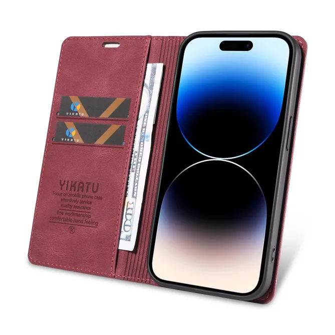 Étui Nothing Phone (4a) Pro YIKATU Simili Cuir Skin Touch