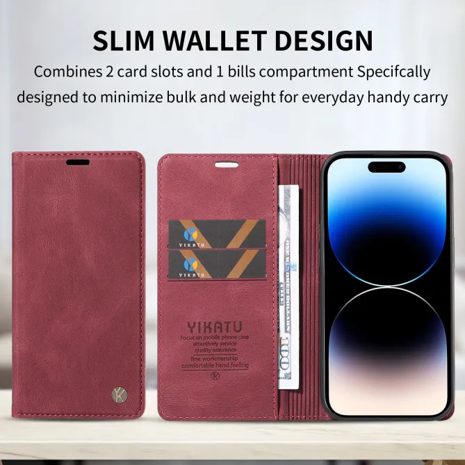 Étui Nothing Phone (4a) Pro YIKATU Simili Cuir Skin Touch