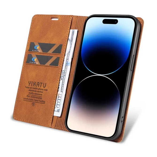 Étui Nothing Phone (4a) YIKATU Simili Cuir Skin Touch