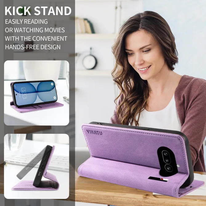 Étui Nothing Phone (4a) YIKATU Simili Cuir Skin Touch