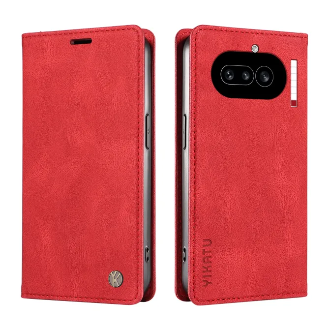 Étui Nothing Phone (4a) YIKATU Simili Cuir Skin Touch