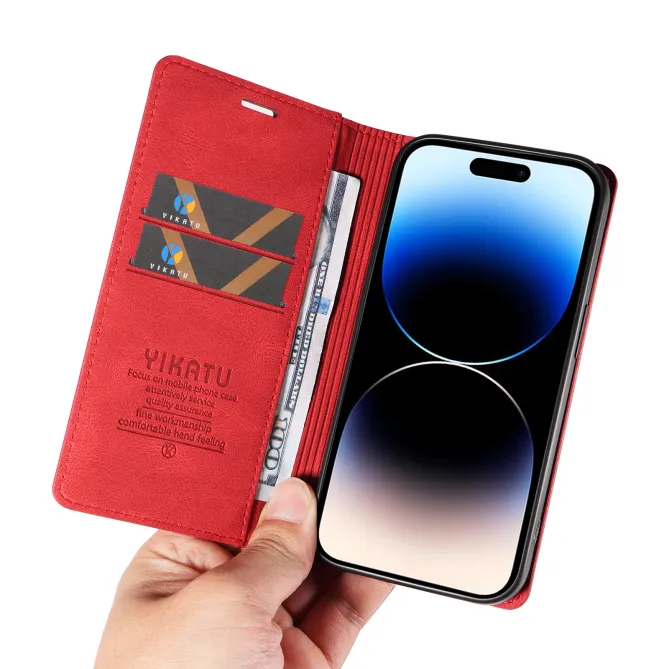 Étui Nothing Phone (4a) YIKATU Simili Cuir Skin Touch