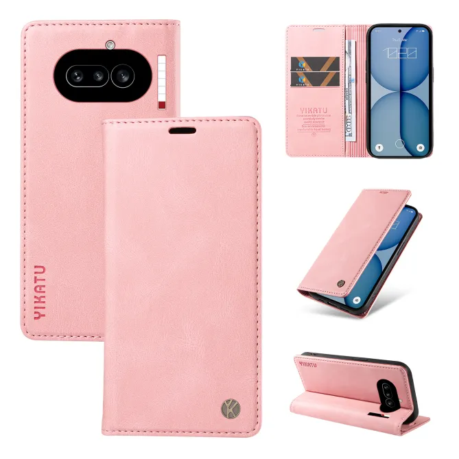 Étui Nothing Phone (4a) YIKATU Simili Cuir Skin Touch