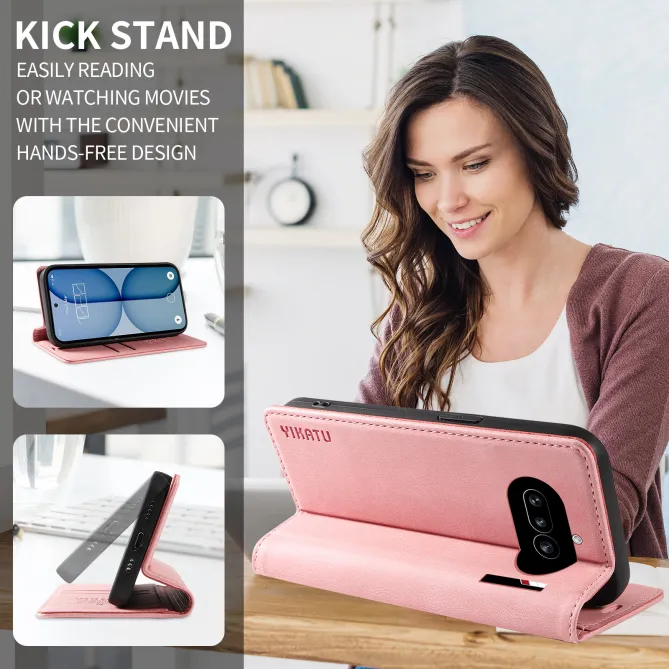 Étui Nothing Phone (4a) YIKATU Simili Cuir Skin Touch