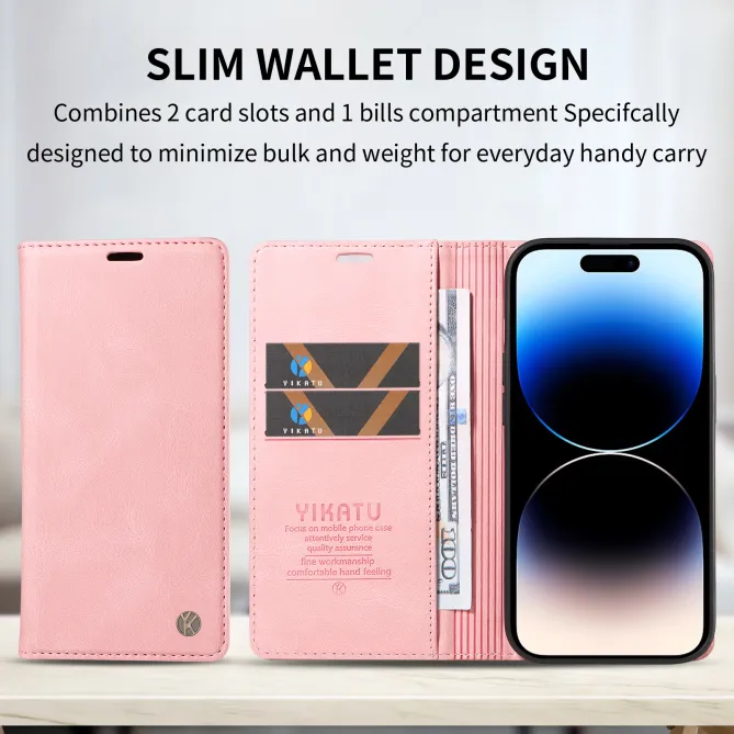 Étui Nothing Phone (4a) YIKATU Simili Cuir Skin Touch