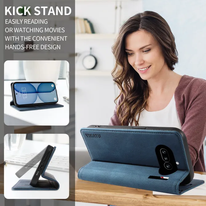 Étui Nothing Phone (4a) YIKATU Simili Cuir Skin Touch