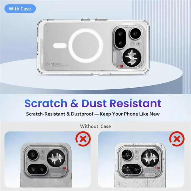 Coque Nothing Phone (4a) Pro Magnétique Transparente Anti-Choc