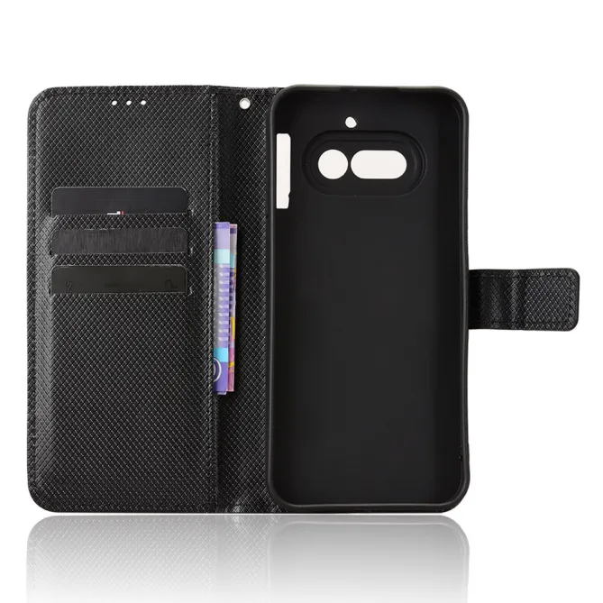 Housse Nothing Phone (4a) Simili Cuir Diamant avec Lanière